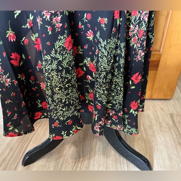 Status by Chenault NWT colorful midi   skirt size S/m - Picture 3 of 5